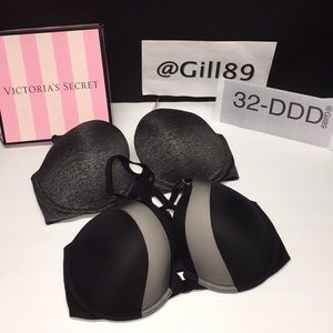 New❤️Lot 2 Victoria Secret bra 32DDD perfect shape